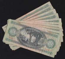 1962. 10Ft (8x) + 1969. 10Ft (2x) T:III,III-