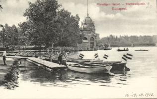 Budapest XIV. Városliget csónak kikötő