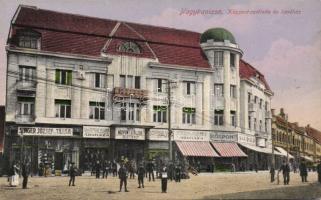 Nagykanizsa Központi Szálloda Singer József, Grünfeld Márk és Stern József ruhaüzleteivel