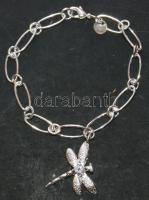 Különleges női Ag karlánc köves szitakötő dísszel 9,33g