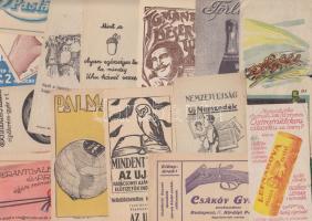 20 db számolócédula, jobbakkal / 20 counting slips