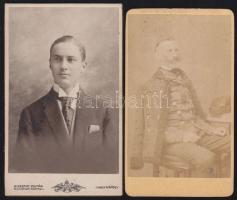 cca 1870-1890 2 db nagy és 9 kisméretű keményhátú fotó, néhány a modellek nevével, klf ritka műterme...