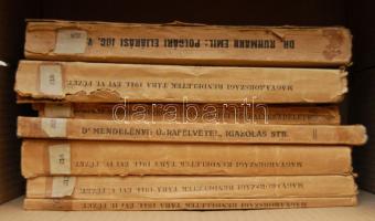 1940-es évek: Jogi könyvek gyűjtemánye: 7 db döntvénytár, rendeletek tára, lakásbérleti szabályrendelet, bűnvádi eljárási jog...