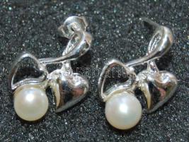 Elegáns női Ag fülbevaló, az egyiknek hiányzik a hátulja 3,19g