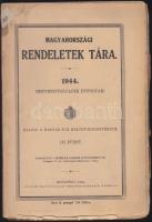 1940-1944  3 db Magyar törvények és egyéb jogszabályok mutatója + 2 db Magyarországi rendeletek tára