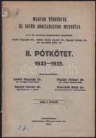 1940-1944  3 db Magyar törvények és egyéb jogszabályok mutatója + 2 db Magyarországi rendeletek tára