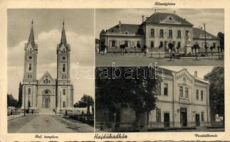 Hajdúhadház vasútállomással (EB)