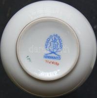 Herendi jelzéssel ellátott kézzel festett Apponyi mintás egyszálas virágváza / Herend chinaware vase...