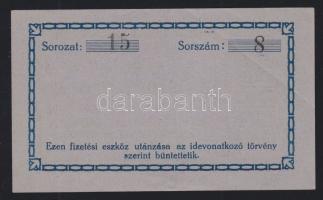 Mauthner Bőrgyár 1K váltópénz T:I