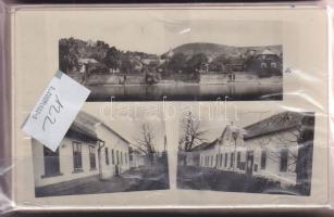 122 db magyar fekete-fehér városképes lap az 1950-es évektől