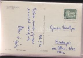 122 db magyar fekete-fehér városképes lap az 1950-es évektől