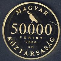 2008. 50.000Ft Au "Hunyadi Mátyás trónra lépésének 550.évfordulója" 10g T:PP Csak 5000db! ...