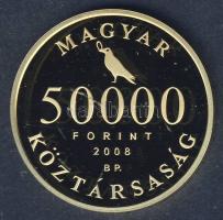 2008. 50.000Ft Au "Hunyadi Mátyás trónra lépésének 550.évfordulója" 10g T:PP Csak 5000db! ...