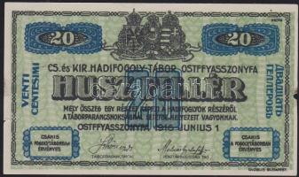 Ostffyasszonyfa/hadifogolytábor 1916. II.kiadás 20f T:I