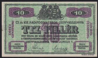 Ostffyasszonyfa/hadifogolytábor 1916. II.kiadás 10f T:I