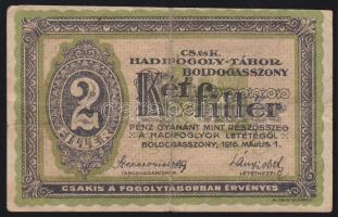 Boldogasszony/hadifogolytábor 1916. 2f T:III