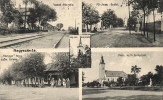 Nagyszénás Vasútállomással