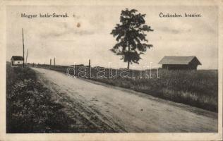 Szarvas magyar és csehszlovák határ (Rb)