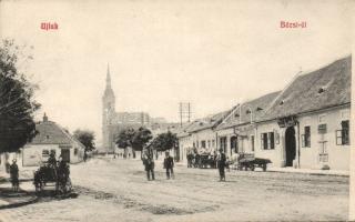 Budapest II. Újlak, Bécsi út Kettner János üzletével (EB)