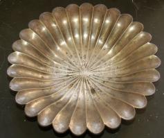 1800-as évekből származó dekoratív ezüst 4 lábú gyümölcsöstál szép állapotban / 19th century silver ...