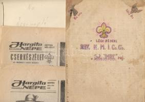 1934 2 db cserkész újság 2 db őrsvezetői napló