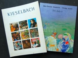 2004  2 db festmény aukció katalógus: Kieselbach és Virág Judit