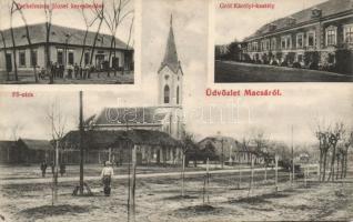 Macsa with the shop of József Fackelmann Károlyi castle