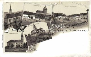 Városszalónak with the shop of Samuel Friedrich litho