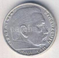 Német 3. Birodalom 1937F 2M Ag "Hindenburg" T:2- apró ph.