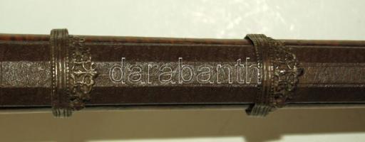 17. századi eredeti érintetlen Török Ottomán birodalmi elöltöltős muskéta damaszkuszi acélból készít...