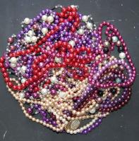 7 db rövid és 8 db hosszú tekla gyöngy nyaklánc