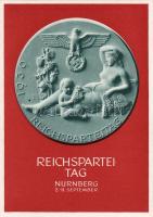 Színes náci díjjegyes propagandalap T1