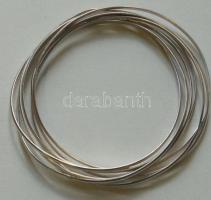 7 db egymásba fonódó ezüst (Ag) karperec 22,33 gr