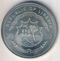 Libéria 2002. 10$ "Liberty" hologramos T:PP