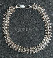 Kézzel készített női ezüst (Ag) karlánc 16,81 gr