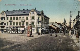 Kaposvár Széchenyi tér Frank Béla üzletével