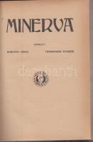 1922 Minerva folyóirat teljes évfolyama bekötve, érdekes tartalommal, benne Teleki Pál: Synthesis a földrajzi előadásban