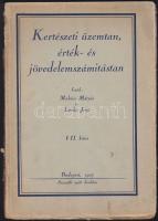 1927 Kertészeti üzemtan, érték- és jövedelemszámítástan I.-II. kötet