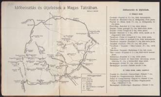 Tátra-Kalauz térképekkel, Singer  és Wolfner Kalauz-könyvei, hatodik kiadás, gróf Teleki Sándor átdolgozása