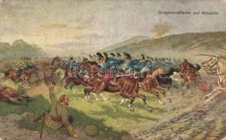 Battle with the Cossacks, artist signed