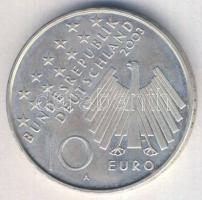 Németország 2003A 10€ Ag "50 éves a népfölkelés az NDK-ban" T:BU