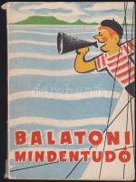 1958 Balatoni mindentudó - Gyakorlati tudnivalók és tájékoztató helységtérképek balatoni nyaralók, üdülők és kirándulók részére, Dr. Horváth Nándor Ex librisekkel