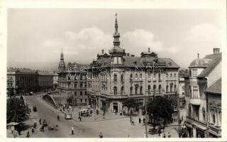 Kolozsvár Széchenyi square with the grocery shop of Arthur Heilper