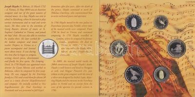 2009. 5Ft-200Ft 6klf db + "Joseph Haydn" Ag (999) emlékérem, szettben T:PP Csak 4000db!