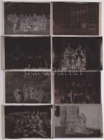 39 db katonai fotó negatívja, életképek, frontképek