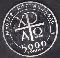 2009. 5000Ft "Kálvin János" Ag T:PP Tanúsítvánnyal!