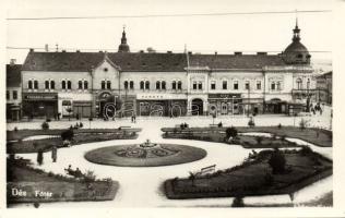 Dés main square with the shop of Sámuel Szigyártó, Ernő Meritz, Jenő Szentkirályi, Jakab Salamon and Ferenc Heinovits photo