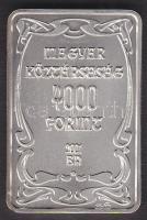 2001. 4000Ft Ag "100 éves a gödöllői művésztelep" T:BU Csak 4000db! Tanúsítvánnyal!