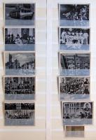 Hitler élete képekben, kis osztrák cigarettás gyűjtőképek, 100 db