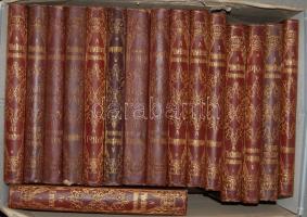 A Műveltség Könyvtára 16 kötete, Bp., cca 1906, Atheneum, rengeteg szövegközi képpel és műmelléklettel, kiadói félvászon kötésben